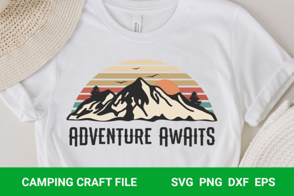 Adwenture Awaits Svg, Camping Svg