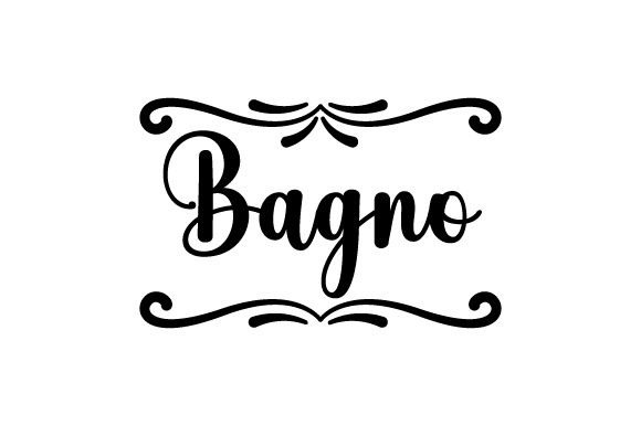 Bagno - Italian Quote