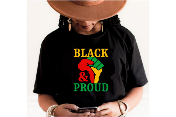 Black and Proud T-shirt Design