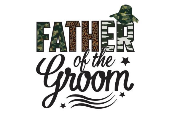 Father of the Groom Sublimation Design