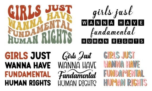 Girls Fundamental Right SVG Bundle