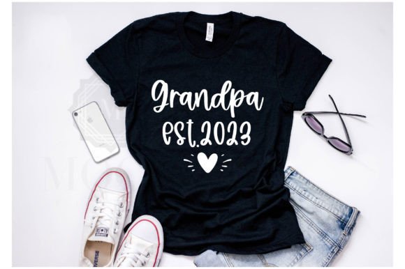 Grandpa Est.2023: A Heartfelt Embroidery Design for Family-Centric Projects