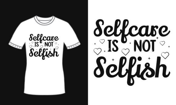 Selfcare Quote Simple Typography T Shirt