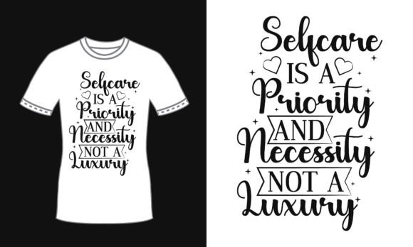 Selfcare Quote Typography T Shirt Design