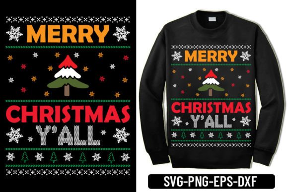 Ugly Sweater - Merry Christmas Y’all Design Review